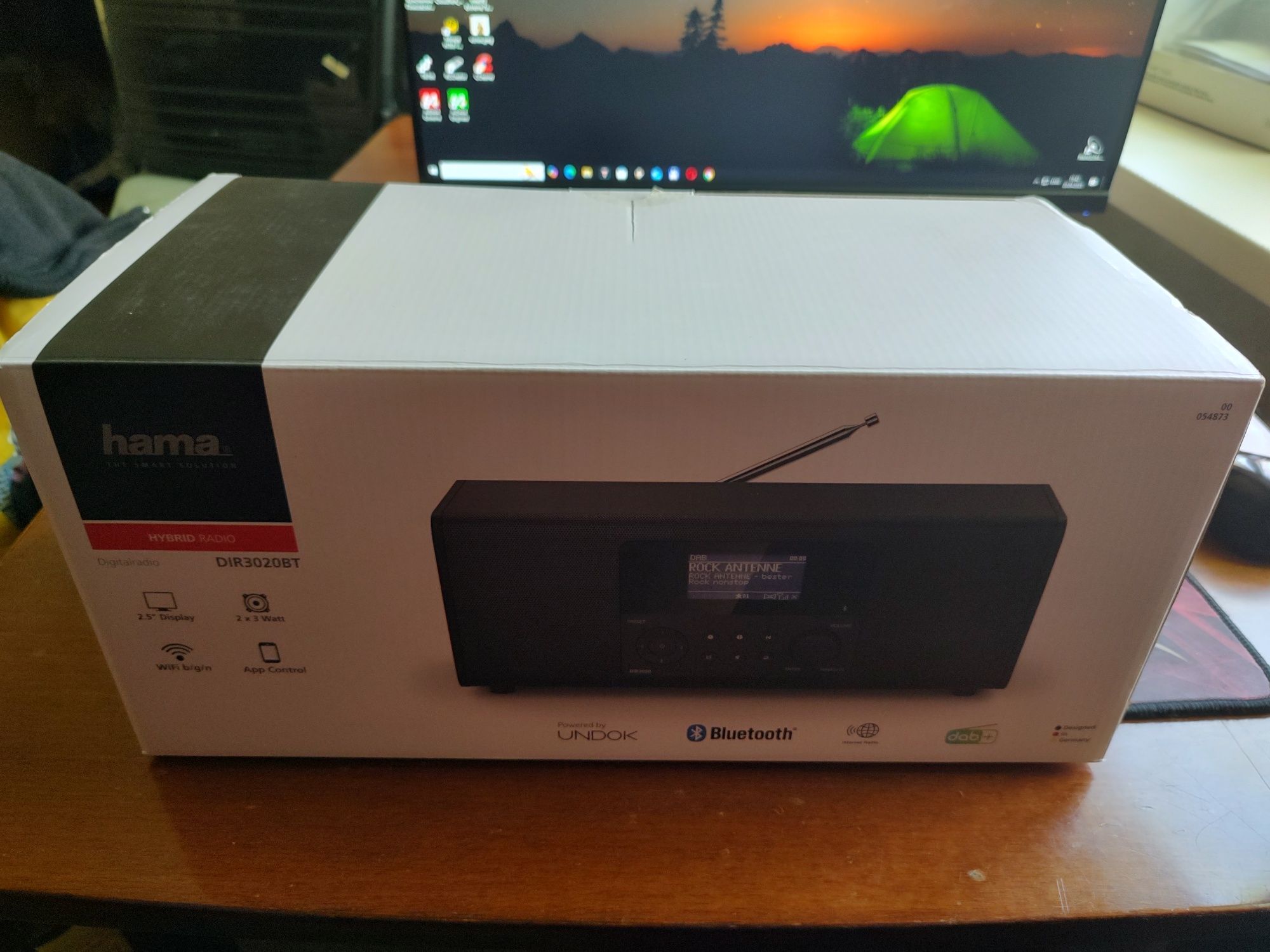 Цифровое радио Hama "DIR3020BT" FM/DAB/DAB+/Интернет-радио/Bluetooth