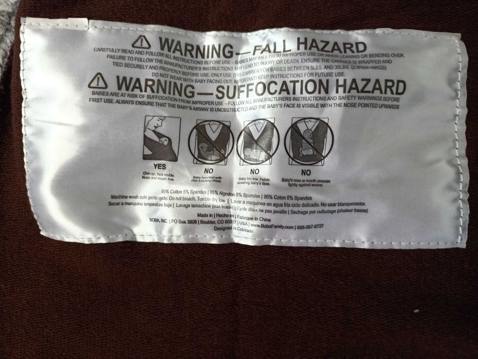 Chusta do noszenia dziecka