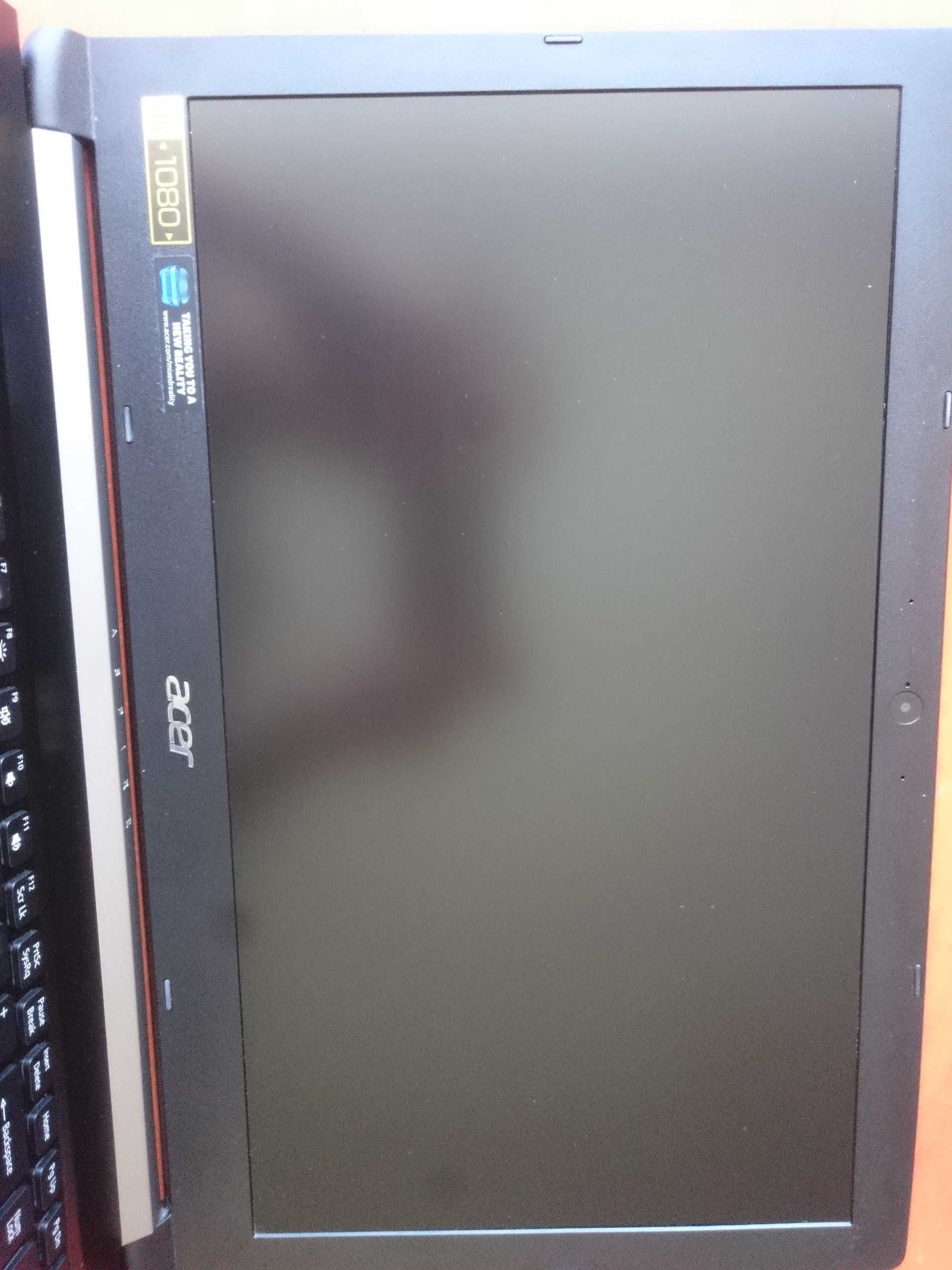 Laptopa Acer a715-72g 15cali (i7-8750H, ddr4 16GB, dysk 512, gtx1050ti