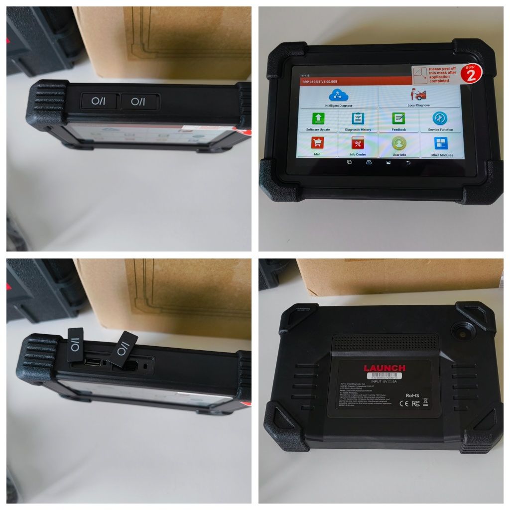 Tablet Launch CRP919X BT Czarny + DBSCar 7 (XDiag, DiagZone, Xpro5, AD