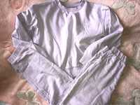 Dresy komplet spodnie bluza reserved r.146 cm fioletowy