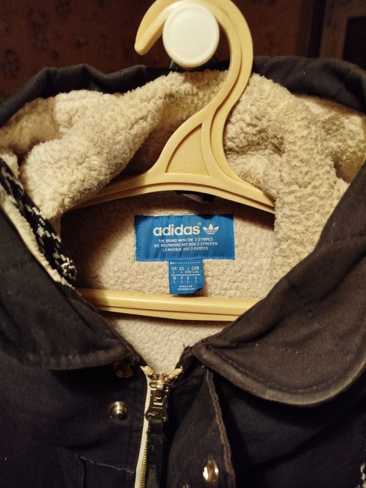 ADIDAS Куртка Парка Зимняя Брендовая Большая L