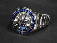 Casio EFV-620D-1A2V Edifice Black Blue Ø50мм в нержавеющем корпусе