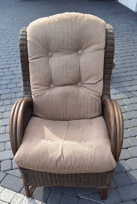 Fotel wiklinowy super wygodny