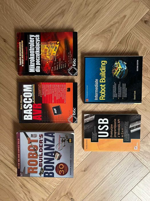 Książki o robotyce i elektronice – PL i EN