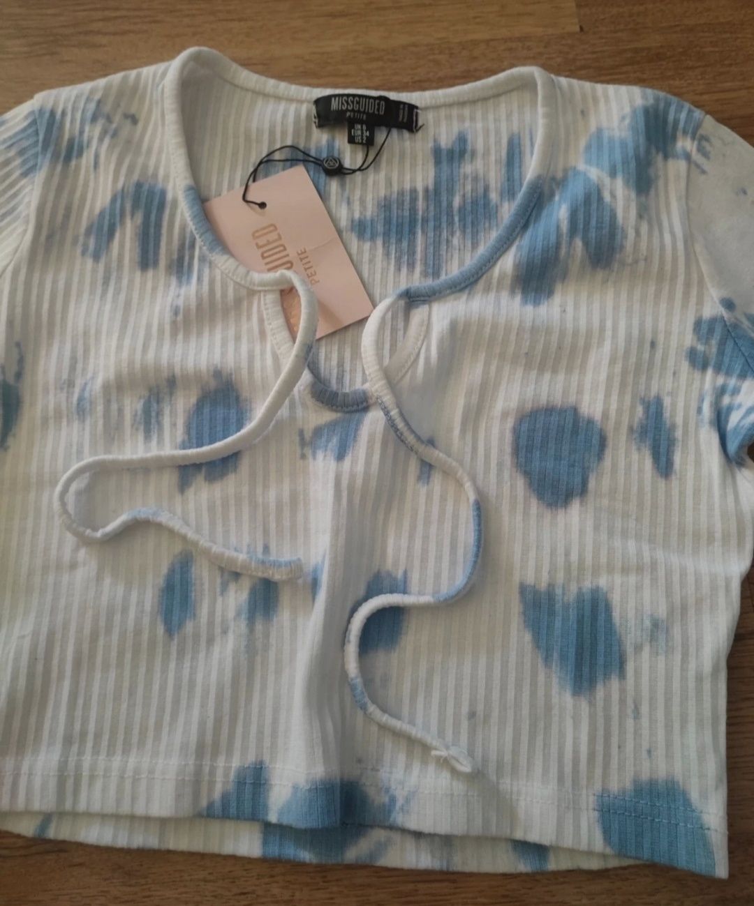 Top crop Missguided Petite rozmiar 34