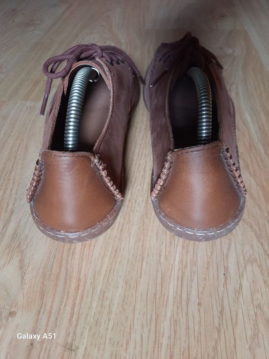 Мужские новые кожаные мокасины Clarks 42 p.