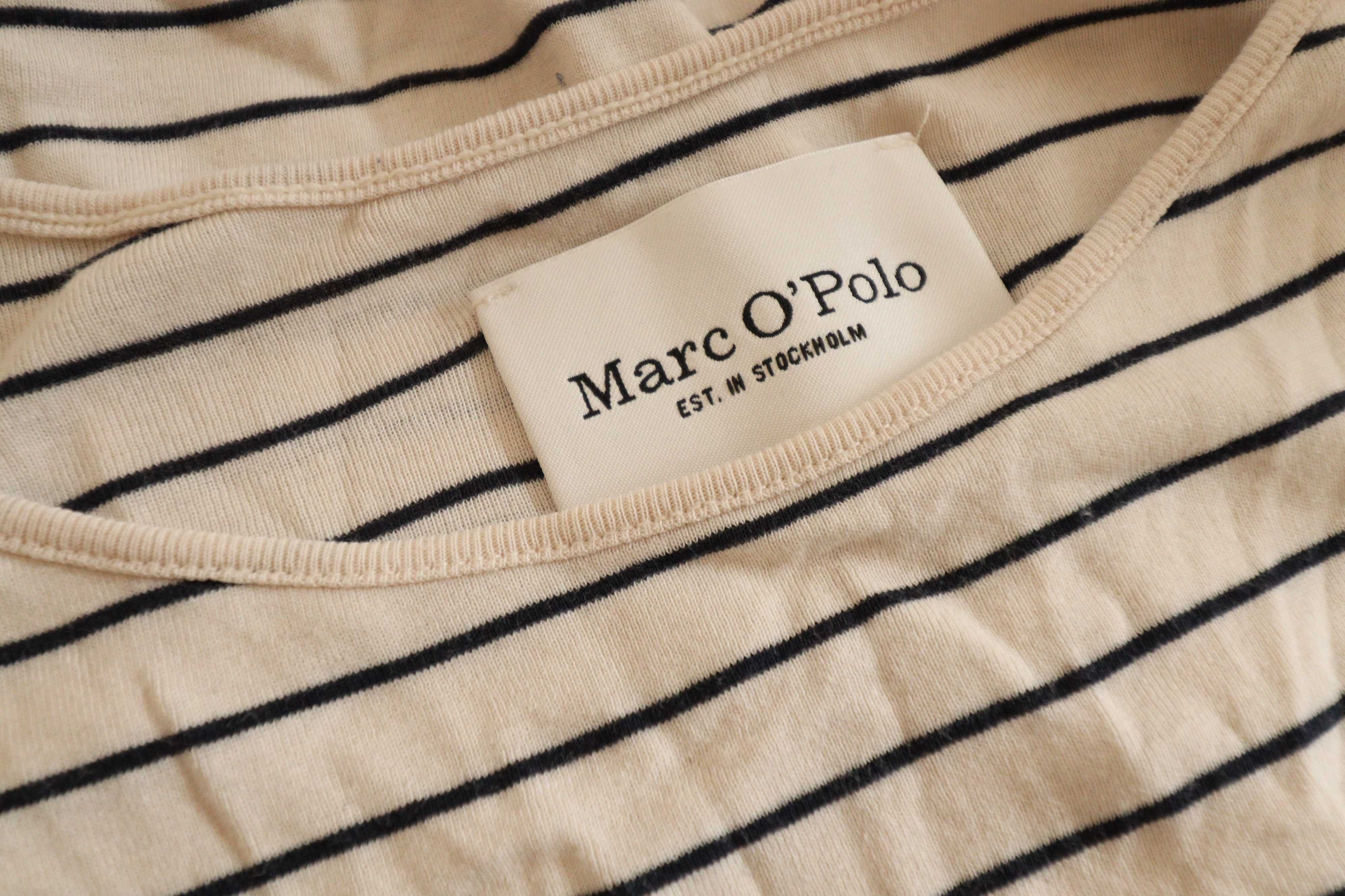 Bawełniany longsleeve koszulka Marc O'Polo 100% bawełna S M