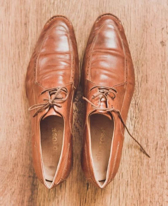 Buty gino rossi ze skóry licowej brązowe do tańca retro vinage salsą