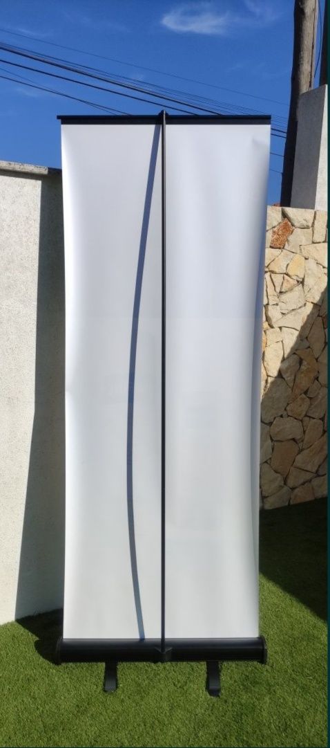 Suporte L banner 80x200 cm com saco