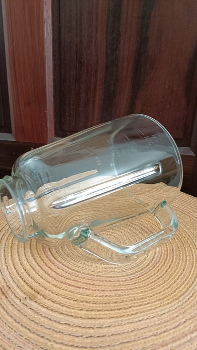 Copo de vidro liquidificador