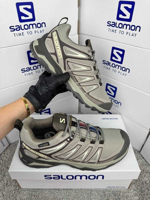 SALE! Salomon Speed Cross Pro (Gore-Tex) Beige/Brown 41 42 43 44 45 46
