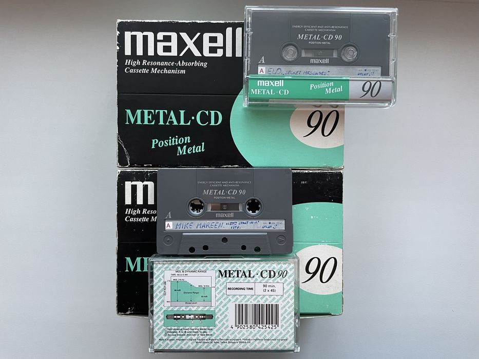 Аудиокассета maxell METAL CD 90 (цена за 1 (одну)