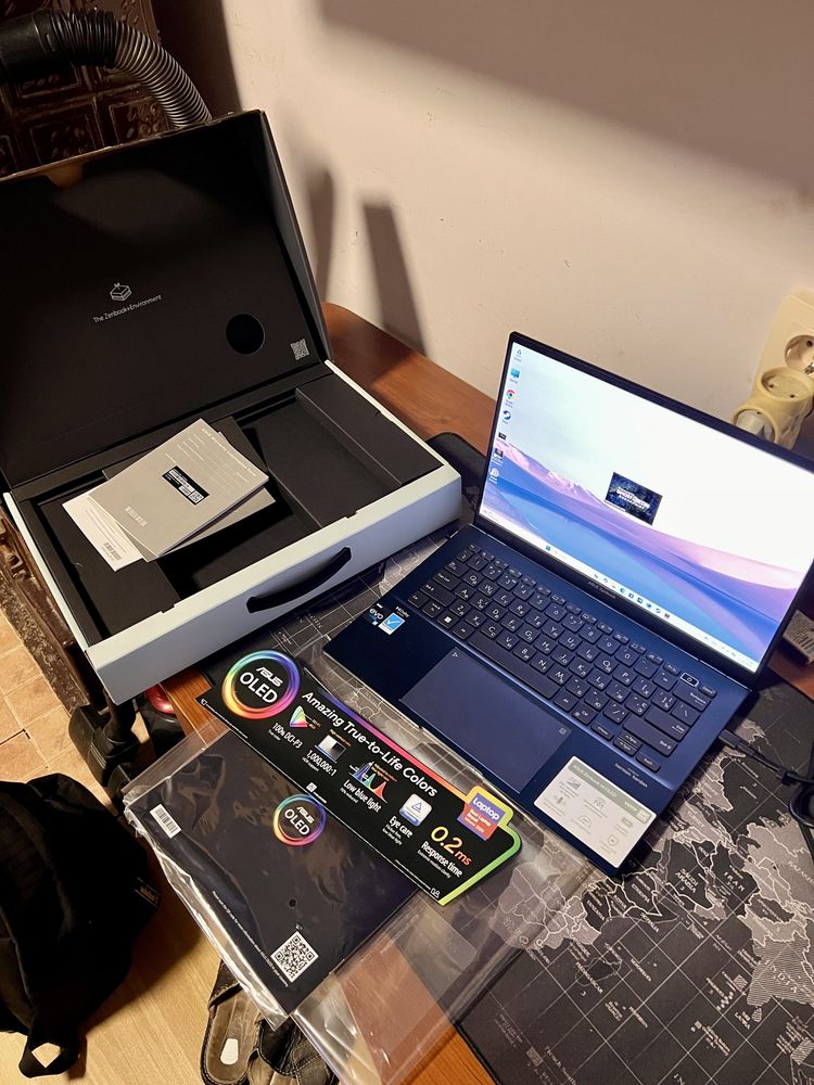Ноутбук Asus 14”i5 1240p,LDDR5 8,Oled 2k 90hz
