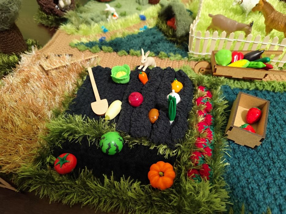 Розвиваючий килимок ферма