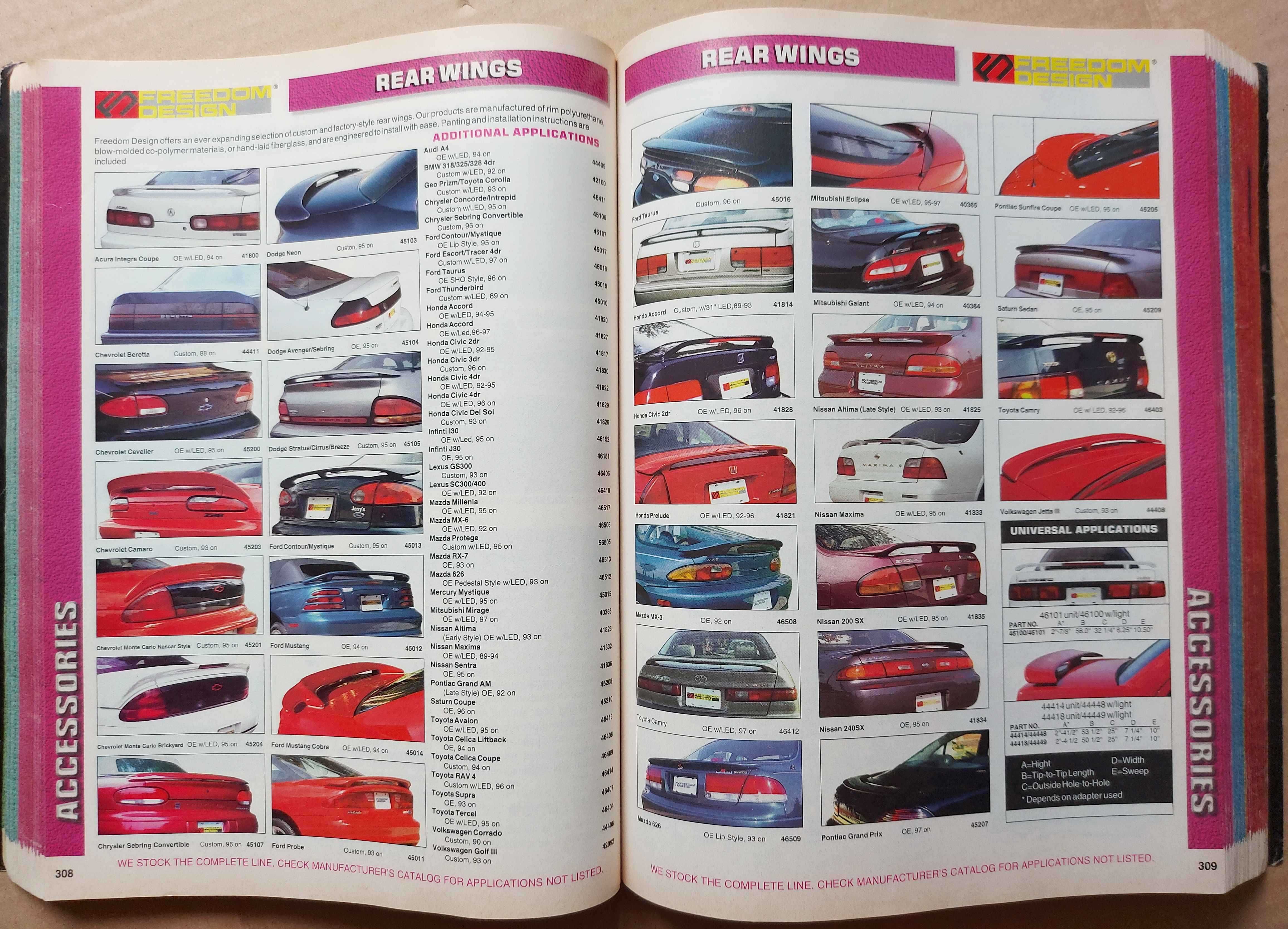 Автокаталог USA Авто Parts and Accessories Catalog 1997 Keystone