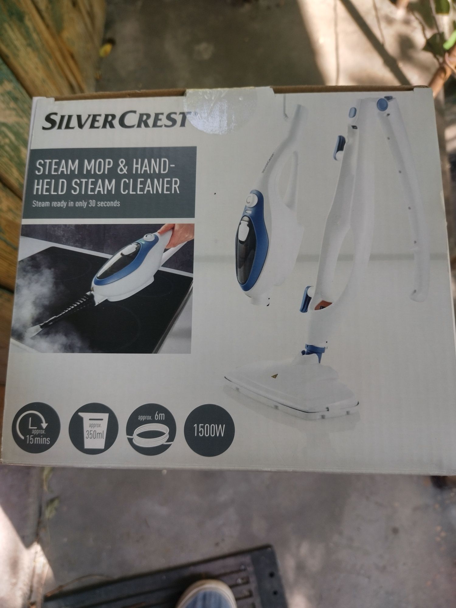 Mop parowy i  ręczny odkurzacz parowy