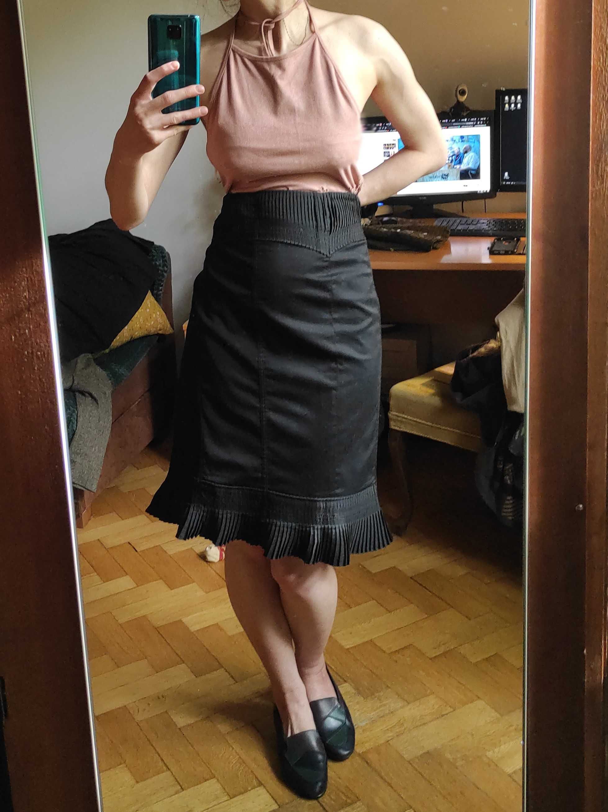 42 XL Czarna spódnica ołówkowa SAND Copenhagen pensil skirt