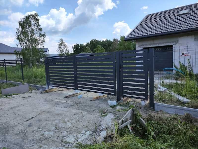 Ogrodzenia palisadowe / bramy dwuskrzydłowe/ bramy przesuwne / furtki