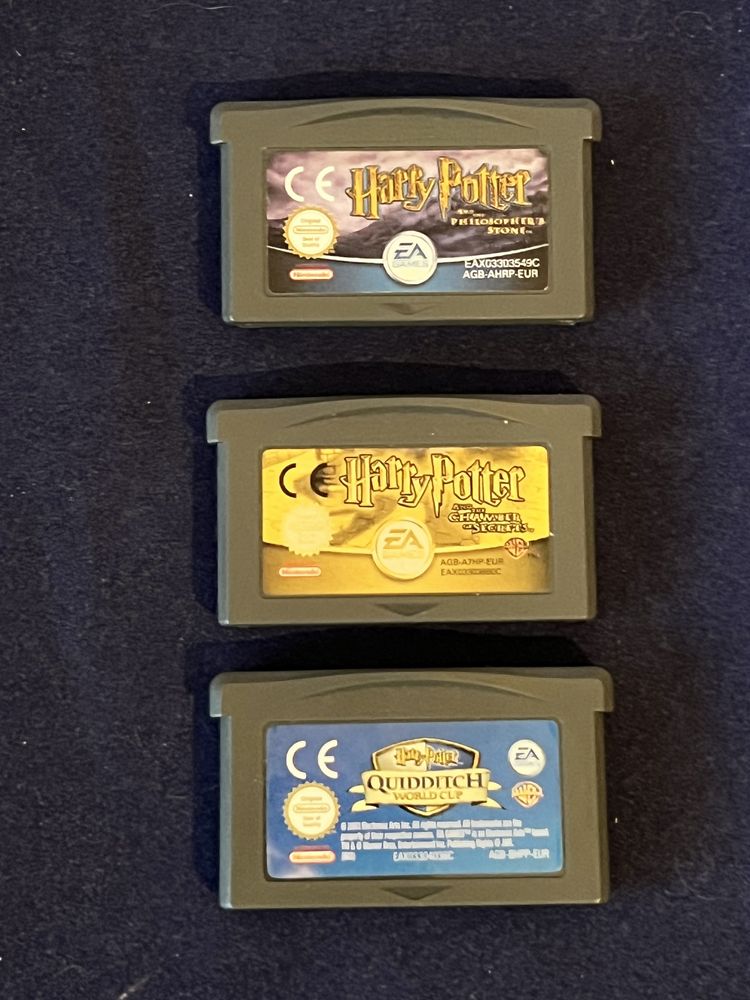 3 Jogos Harry Potter GBA originais