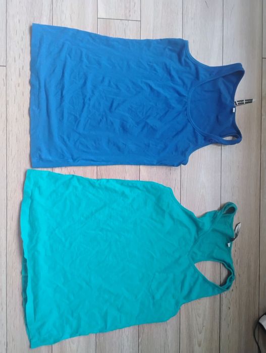 Koszulki damskie na ramiączka 2 sztuki lato