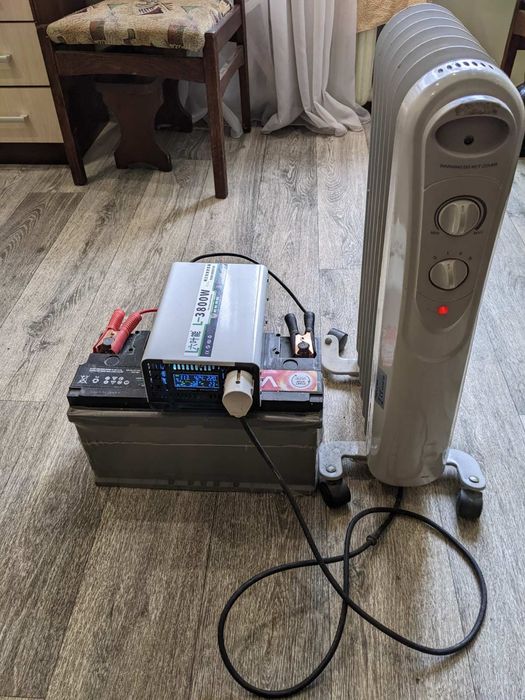 Інвертор Foval 3000w чистий синус 12-220