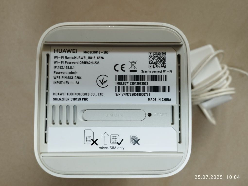 Ruter Modem Huawei B 818-263