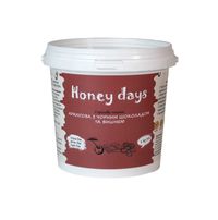 Арахісова паста Honey Days з чорним шоколадом та вишнею 1 кг АКЦІЯ