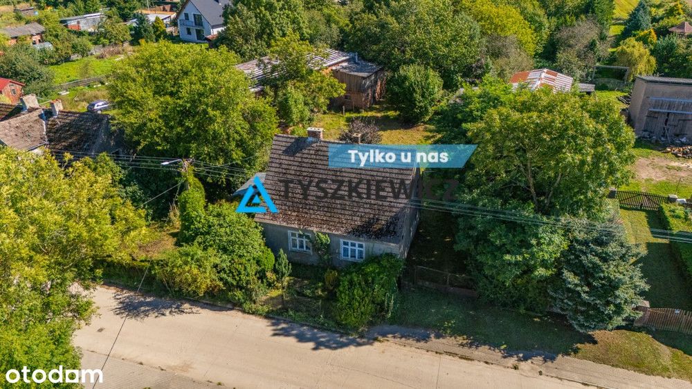 Sielski azyl z dawnych lat, duża działka z sadem