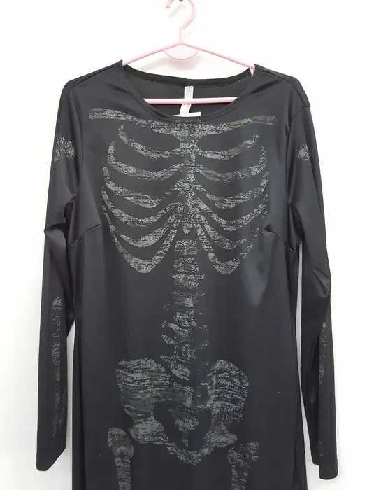 Strój szata zjawa śmierć duch Halloween rozmiar M AM070