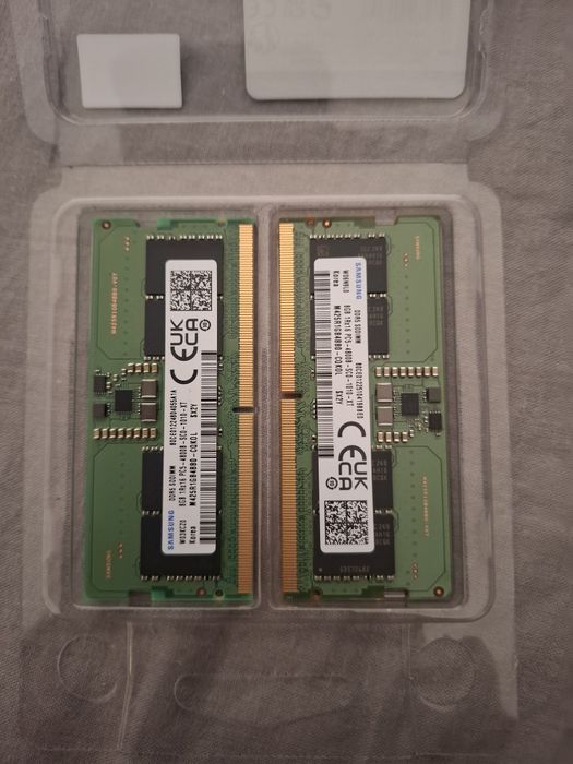 Memória RAM ddr5 Samsung 8GBx2 portátil