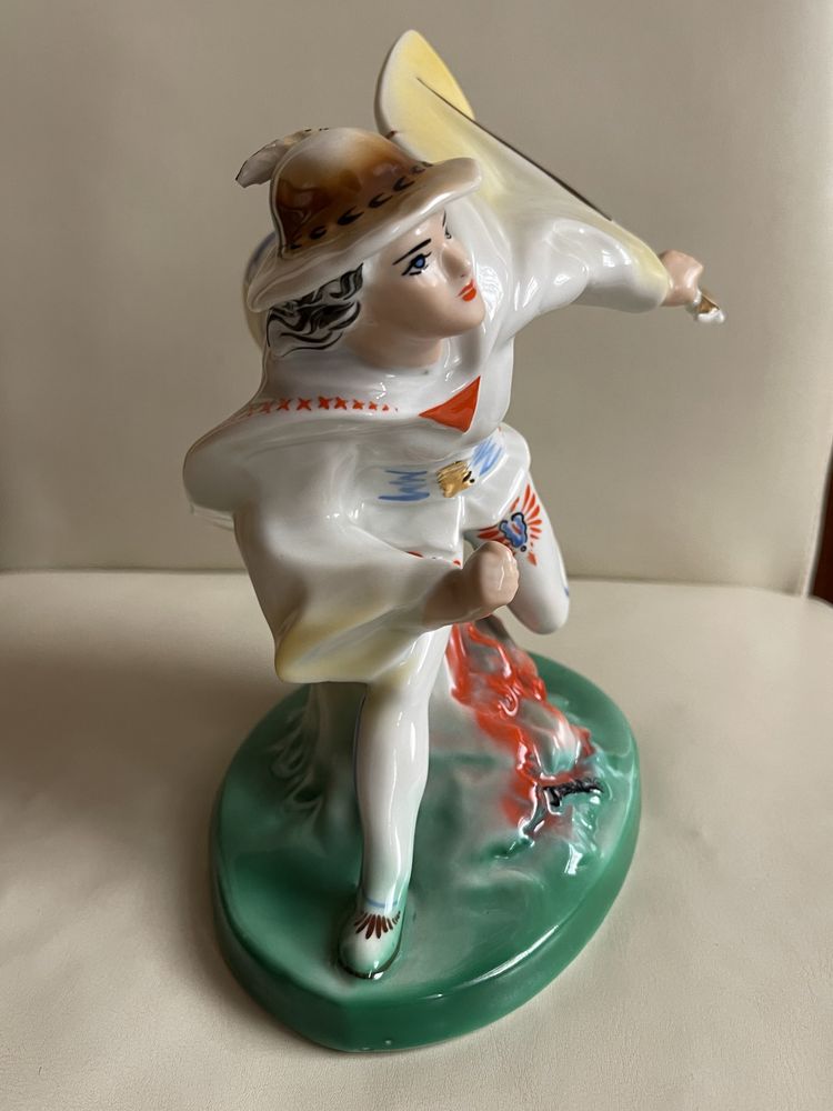 Zabytkowa figurka porcelanowa „Janosik” Taniec zbójnicki Wawel