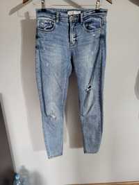 Jeansy skinny high waist