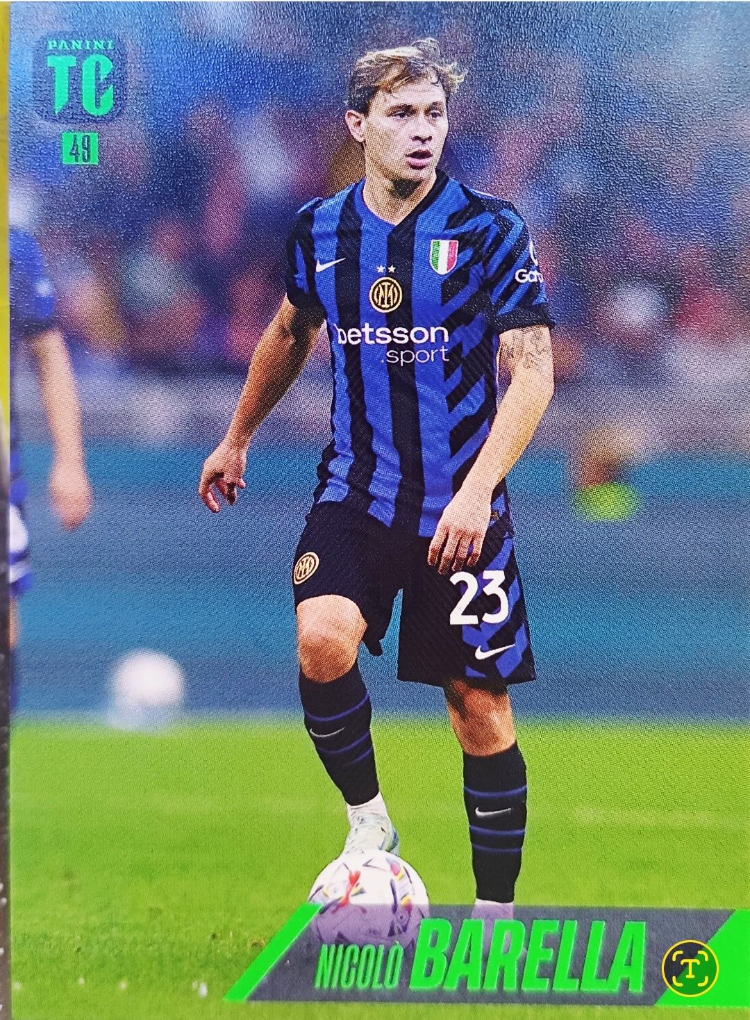 Karta kolekcjonerska Panini Top Class – Nicolò Barella nr 49
