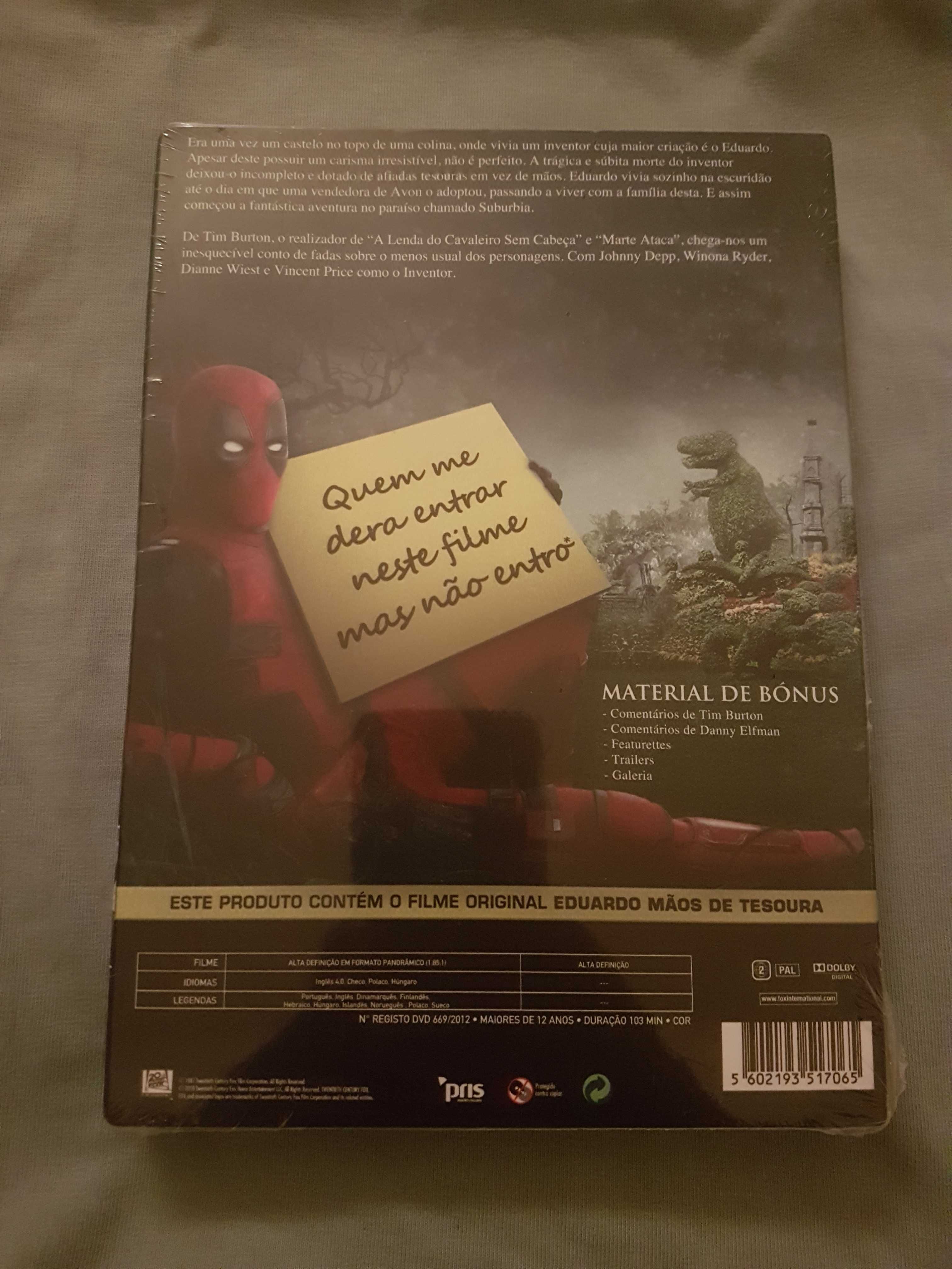DVD Eduardo Mãos de Tesoura - Coleção Deadpool Photobomb