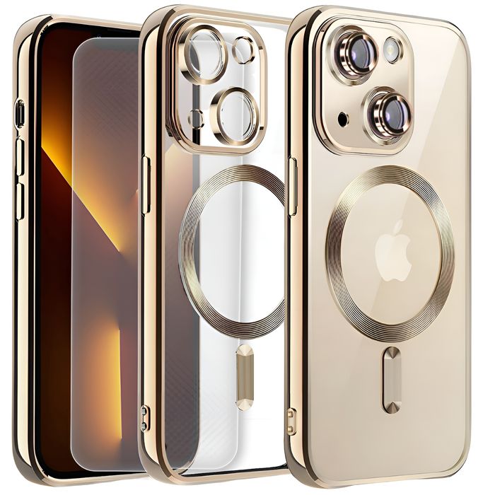 Etui Do Iphone 13 | 14 Magsafe Case Pokrowiec Obudowa Osłona +Szkło