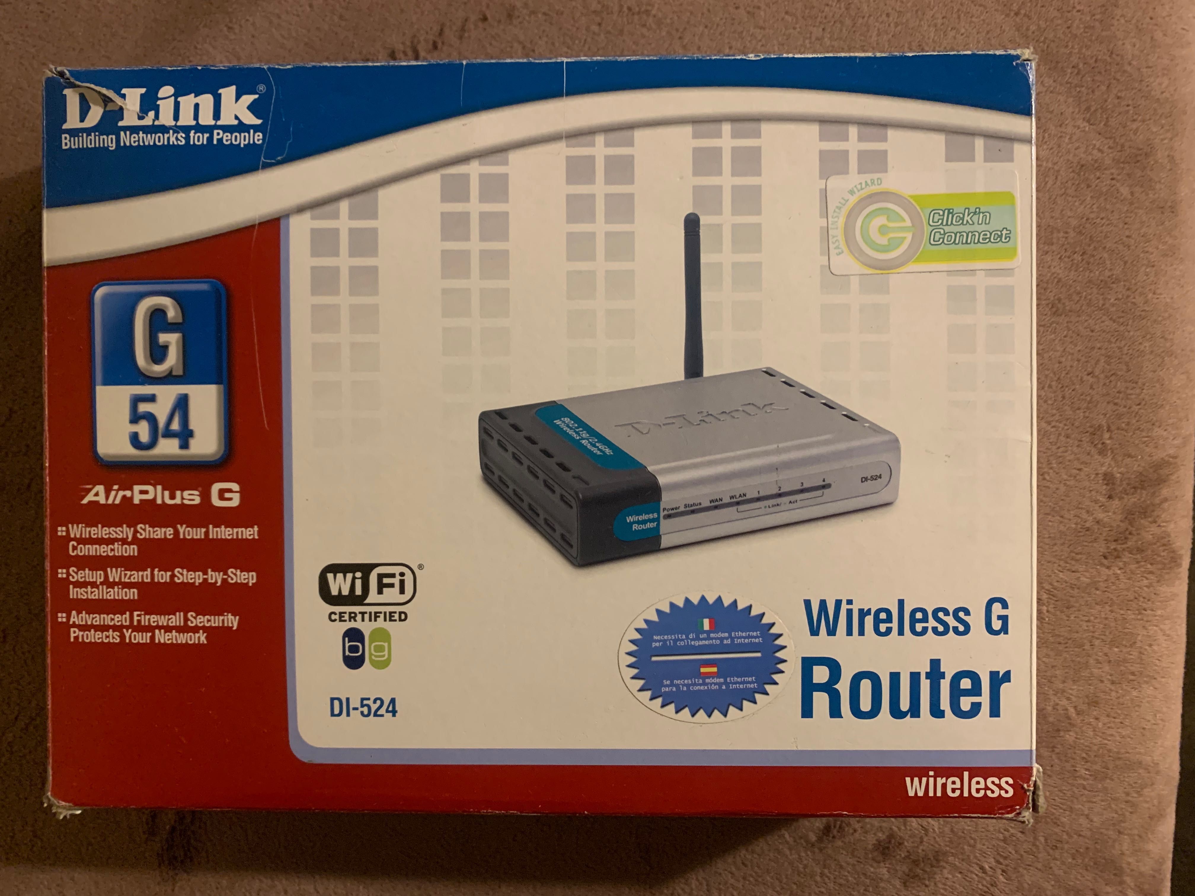 Router D-Link Air Plus G