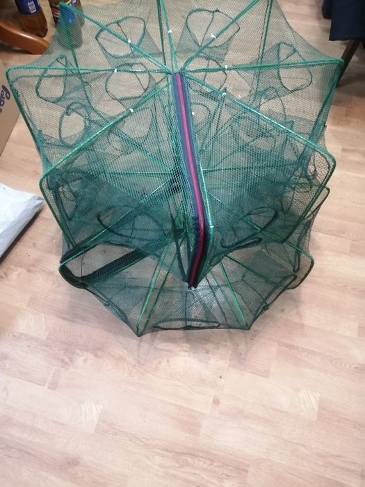 2x pułapka na ryby 16 otworowa i 10 otworowa