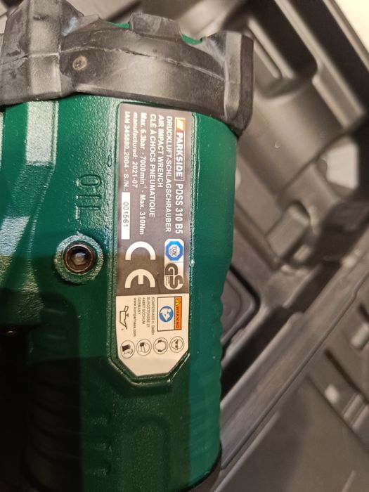 Pneumatyczny klucz udarowy