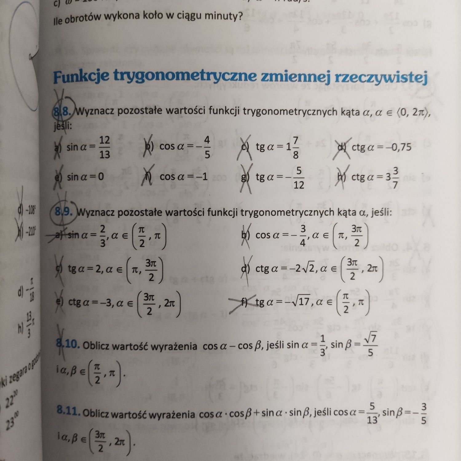 Matematyka zbiór zadań, klasa 1, poziom rozszerzony