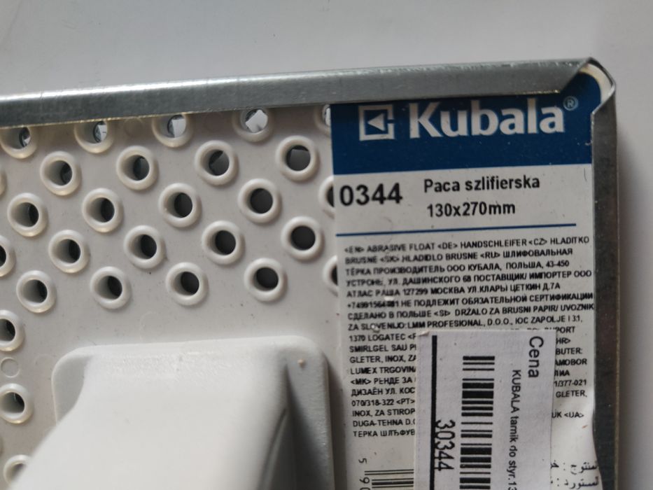 Paca szlifierska Tarnik do prac dociepleniowych KUBALA 130X270 mm