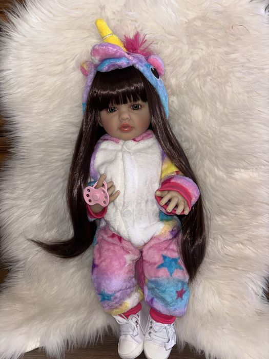 Лялька Реборн Reborn 55см!! Повністю вініл- силіконова