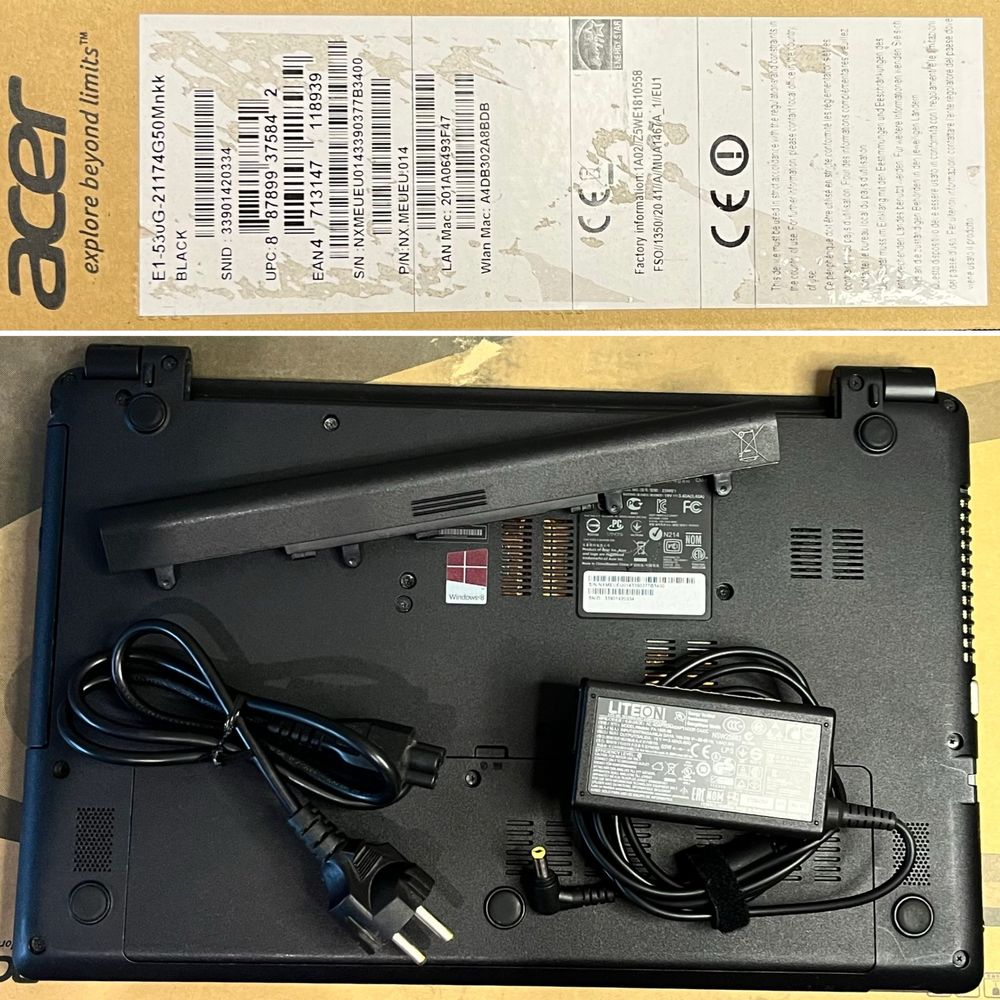 Ноутбук Acer E1-530G-21174G50 Mnkk, GT720, 4/500Gb Б/У • Доставка OLX