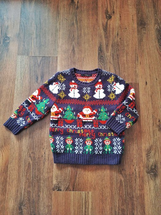 Sweterek świąteczny 92/98