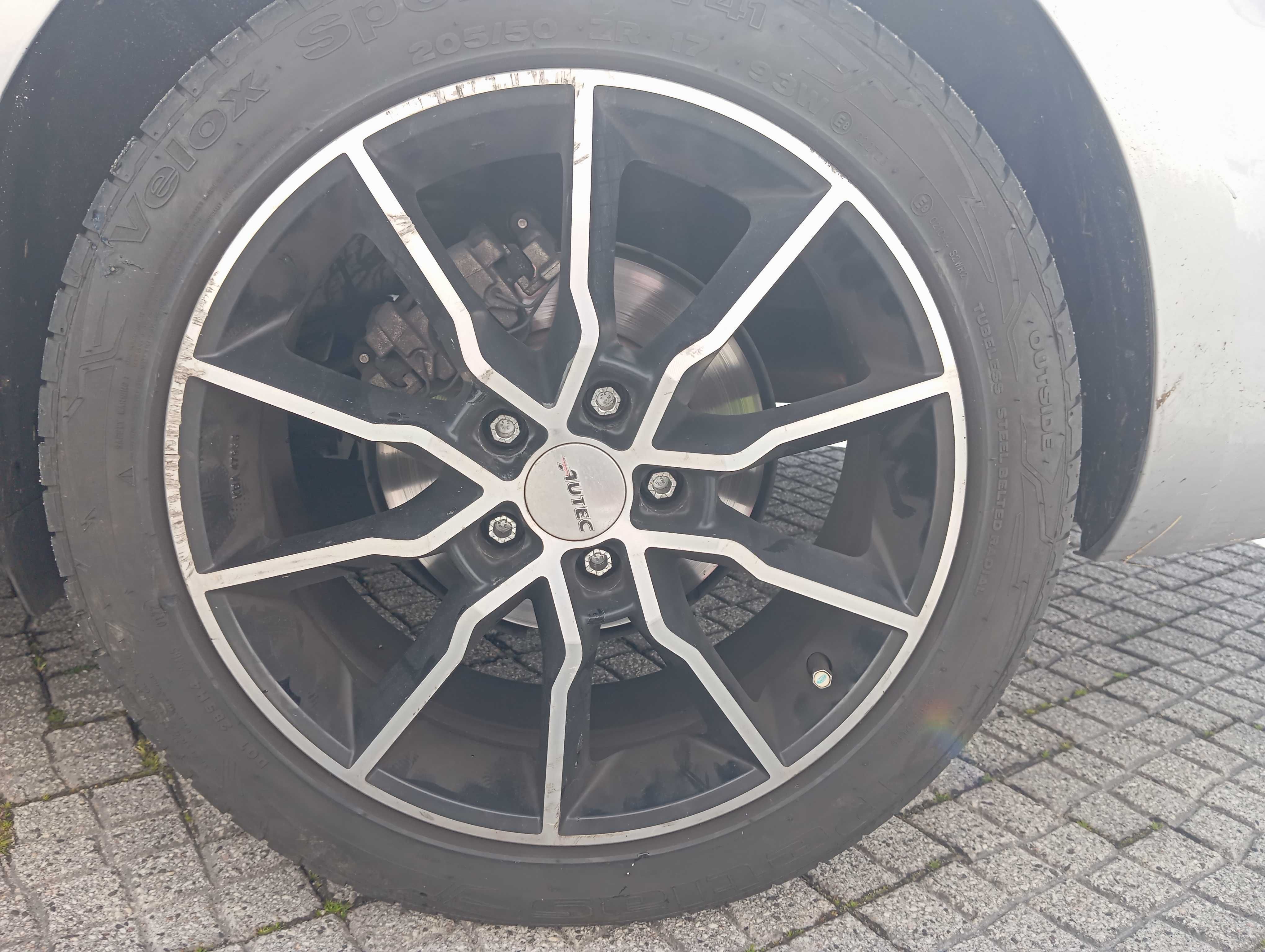 4 jantes 17" 5x108 7J ET45