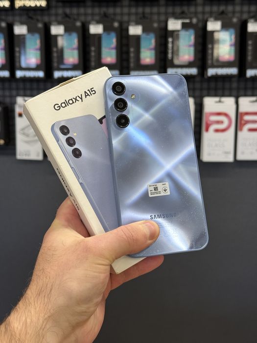 Смартфон Samsung Galaxy A15 8/256Gb Blue Оплата частинами
