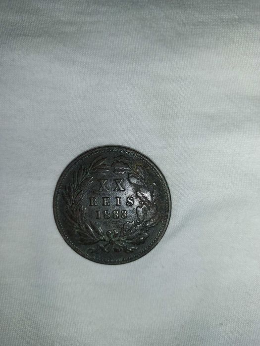 Conjunto de moedas Reis, 2 prata e 2 bronze