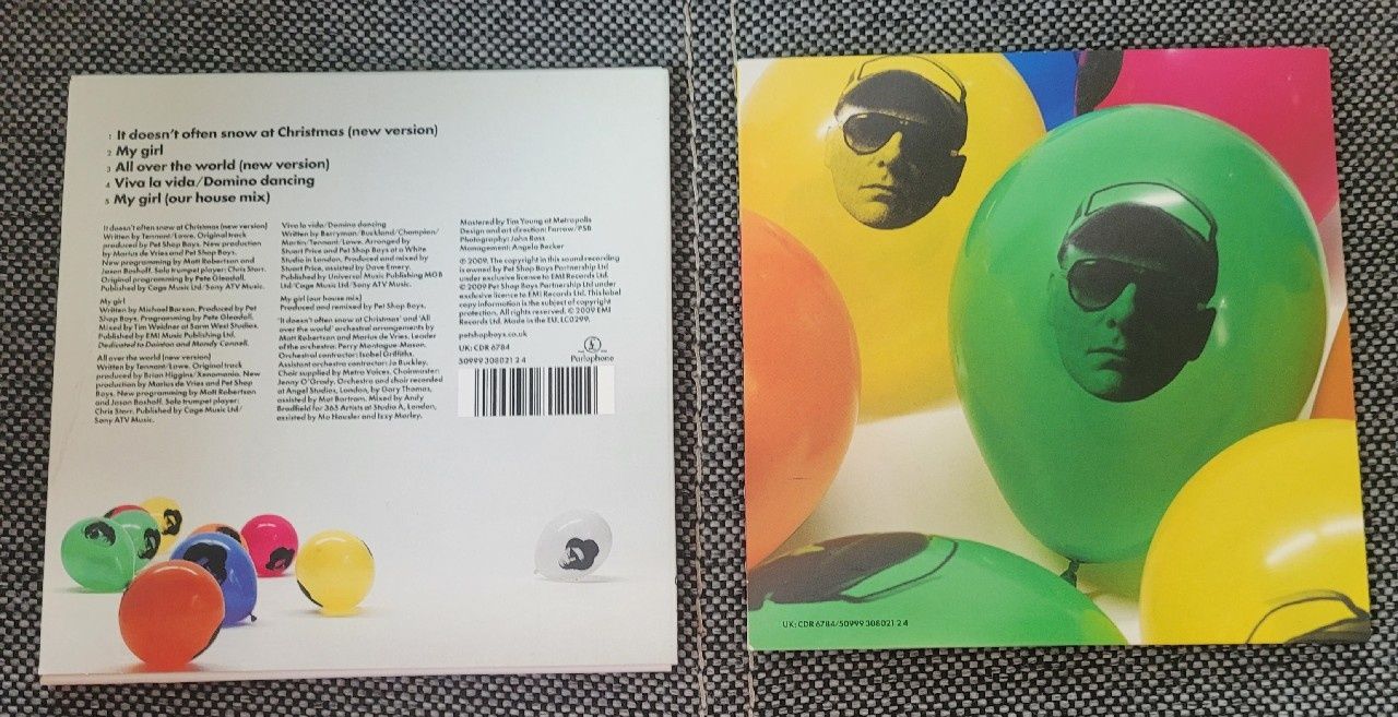 Pet Shop Boys Christmas UK CD Single CDR6784