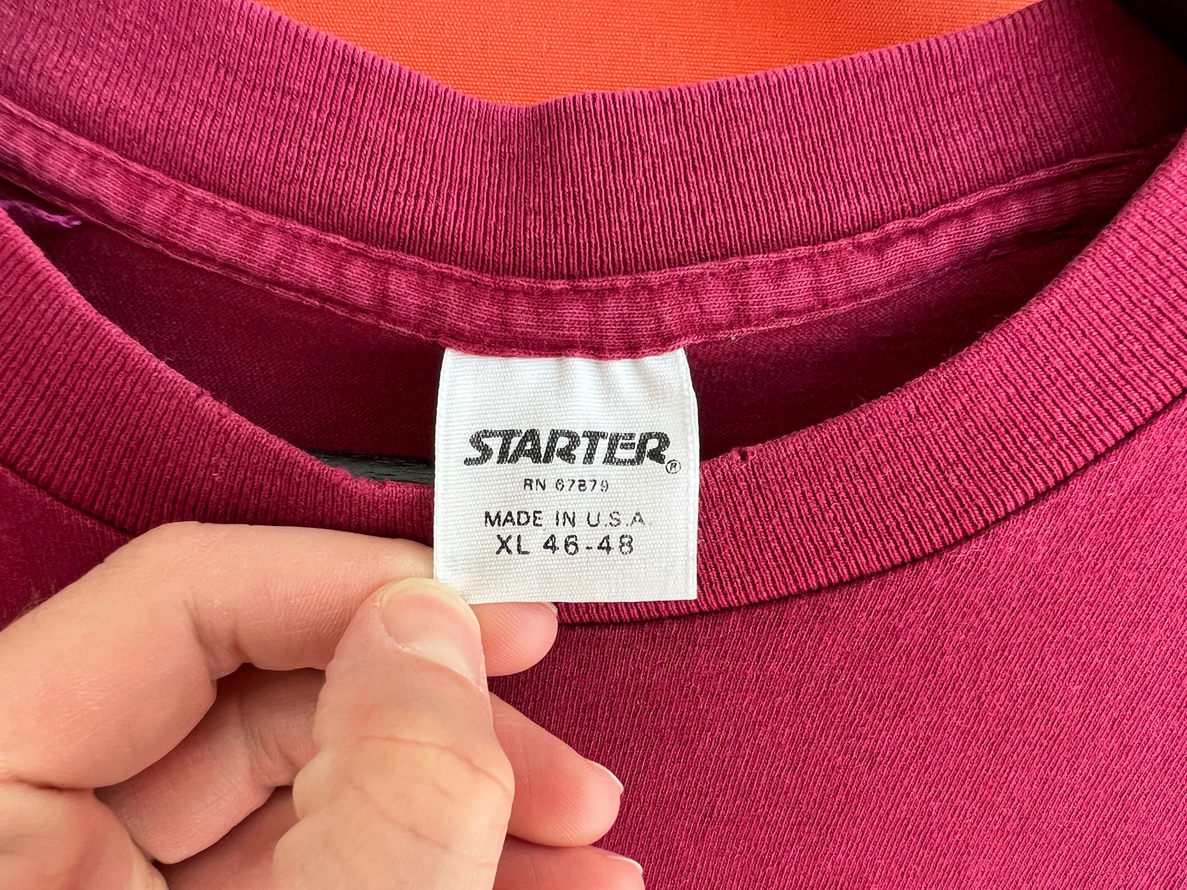 Starter Redskins 1990’ Merch Vintage мужская футболка мерч размер XL