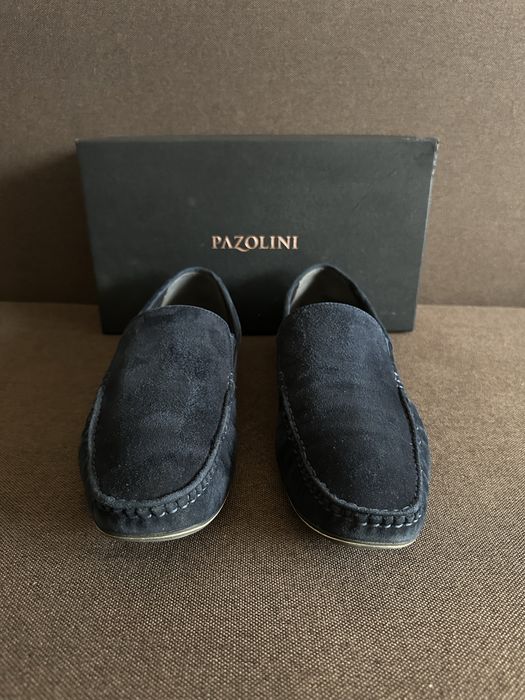 Продам замшеві мокасини PAZOLINI